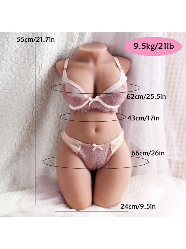 Ass Female Half Body Doll Sex Torso Soft Real Sex Toy PL-014