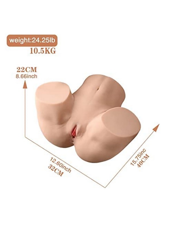 Half Body Big Buttock Female True Yin Buttock Inverted Adult Male Sex Toy PL-022