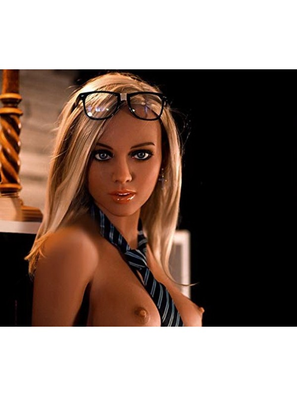 Free Shipping 166cm 43kg TPE Slim Doll Sex Adult Doll Tan Skin